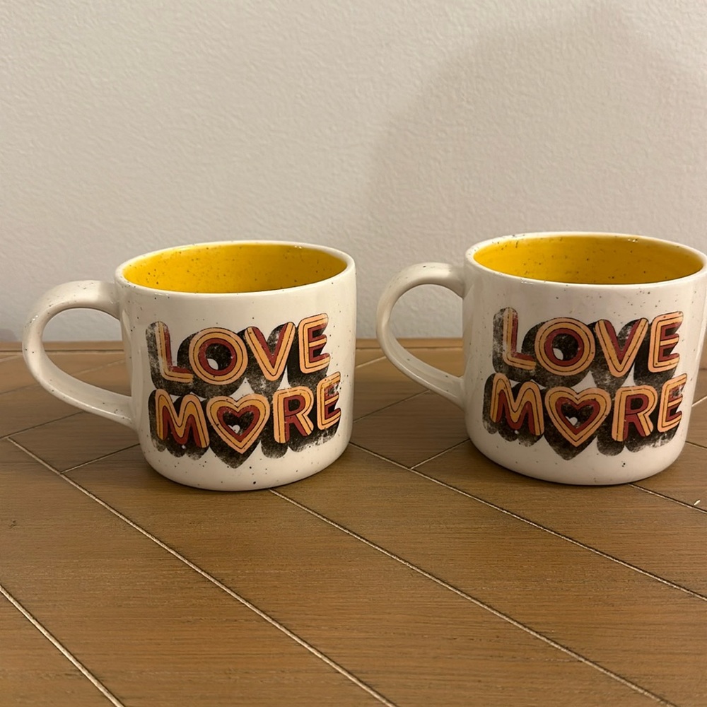 2 Anthropologie coffee mugs